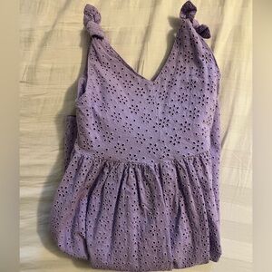 Beutiful purple spring dress